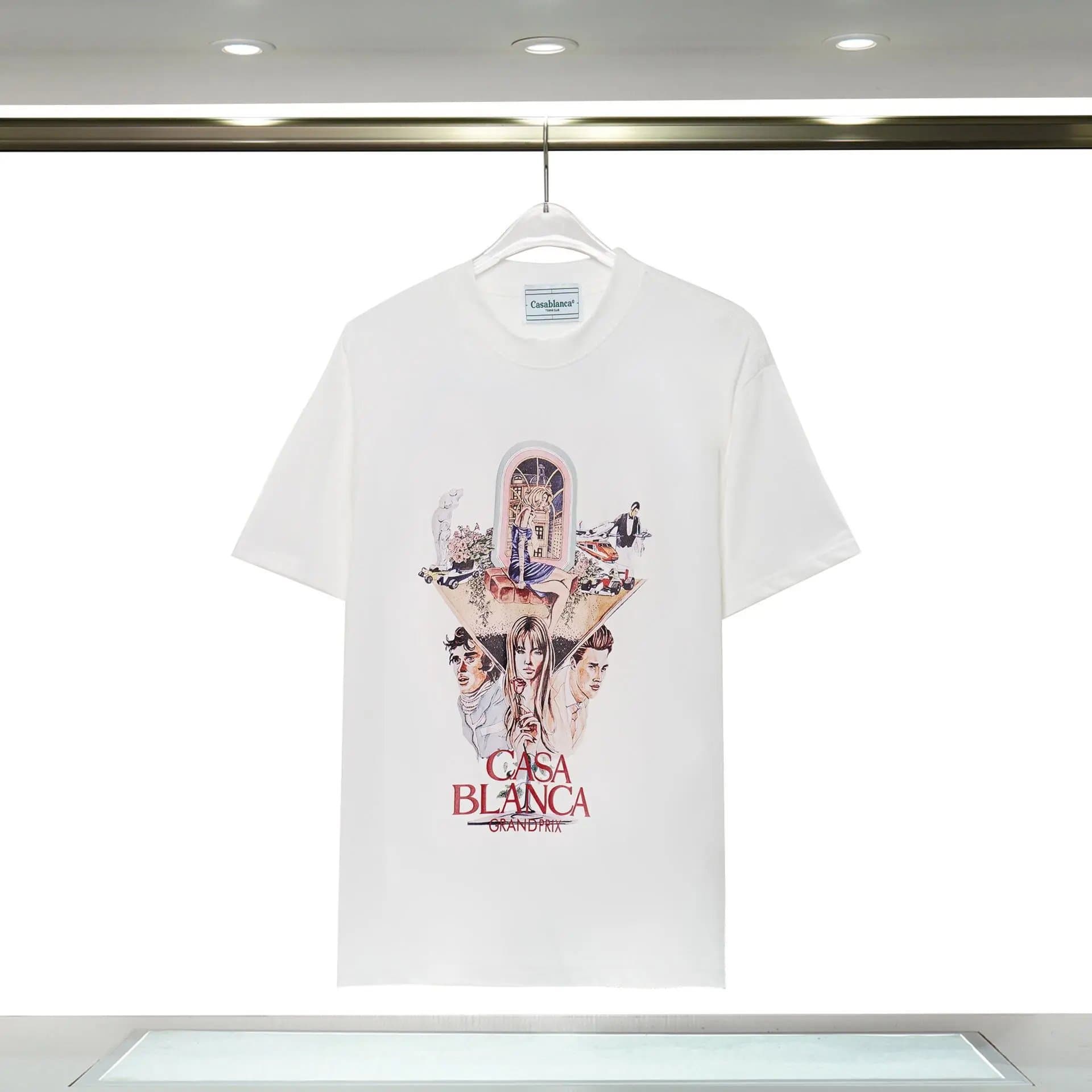 Casablanca Graphic Tee Rabbit Checkered — 8075白