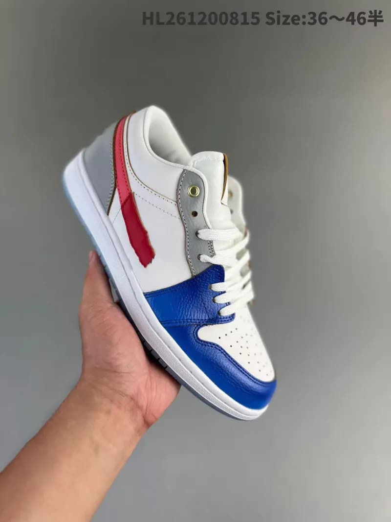 Air Jordan 1 Low Off-White Chicago — 白蓝红
