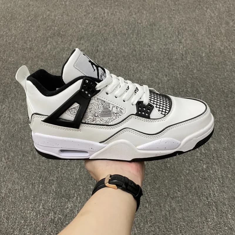 Air Jordan 4 White Cement — J4--18“DIY”