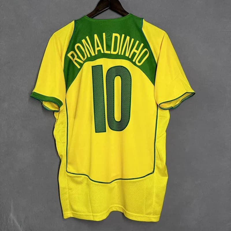 Nike Soccer Jersey Ronaldo 9 — 2004巴西主场印10号