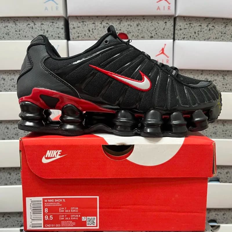 Nike Shox TL Black/Red/Silver