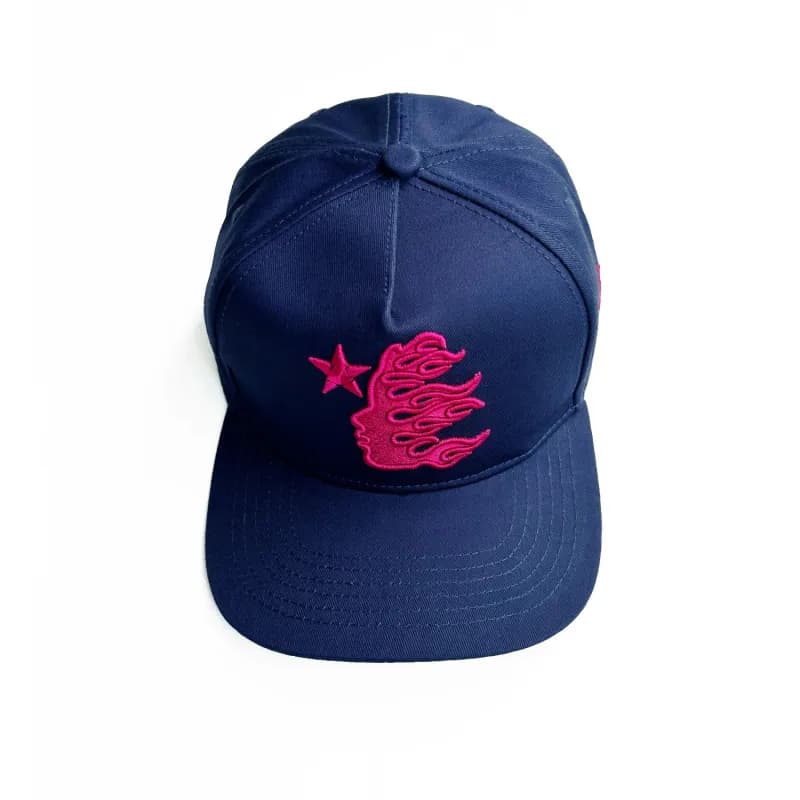 Palace Snapback Cap Flame Star — 藏青色 【全布面】
