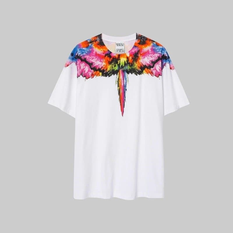 Balenciaga Wings T-Shirt Multicolor Wings Print