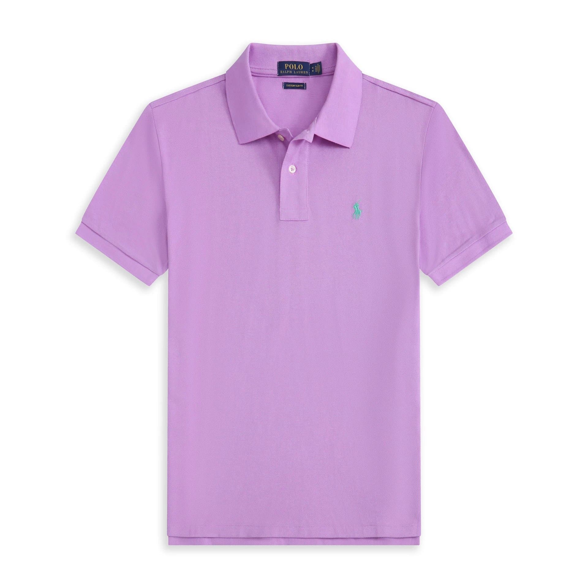 Polo Ralph Lauren Polo Shirt Classic Fit — 浅紫绿标