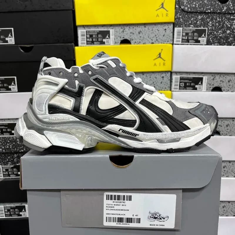 Balenciaga Speed Trainer Multicolor — 701-20白黑渐变 9012