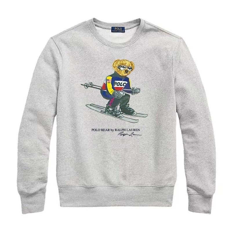 Polo Ralph Lauren Polo Bear Sweatshirt Two Bears Graphic — Y5·灰色