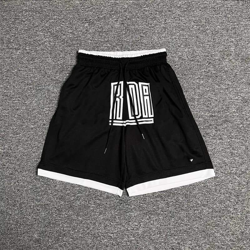 Basketball Shorts Tropical Leaf Print — 2219