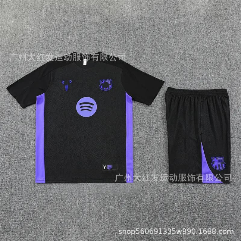 Nike Training Set Spotify x FC Barcelona — 短袖巴萨黑色