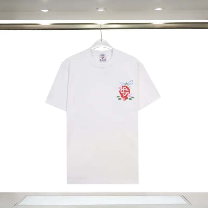 Ringer T-Shirt Celine Paris Logo — 921 white