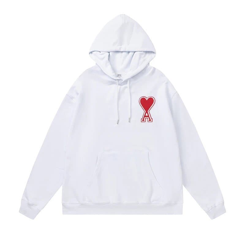 Amiri Hoodie Heart Logo — 22白色