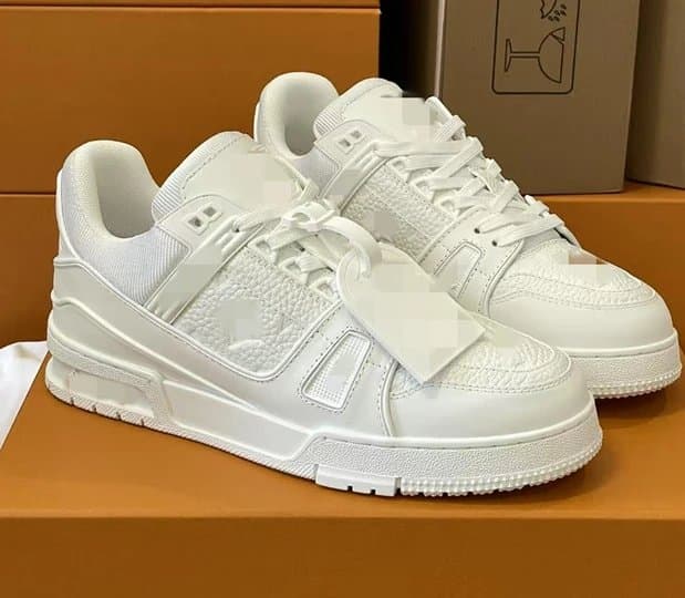 Louis Vuitton LV Trainer Monogram Leather — 白色