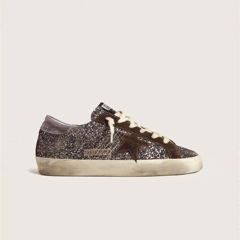 Golden Goose Superstar Glitter Silver — 8
