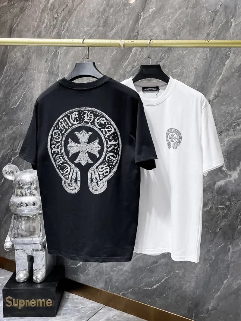 Chrome Hearts Cross Logo T-Shirt Embroidered Cross