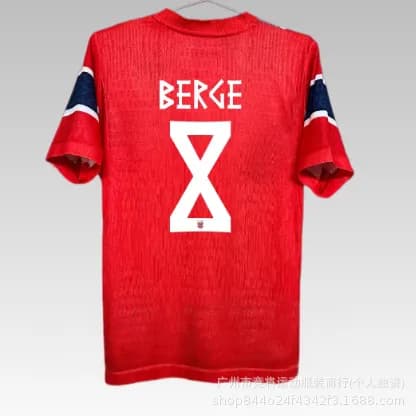 Nike Berge #8 Jersey Norway National Team