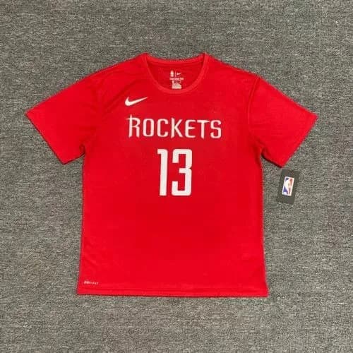 Nike Houston Rockets Jersey City Edition — HUO箭 13号哈登(红色)速干