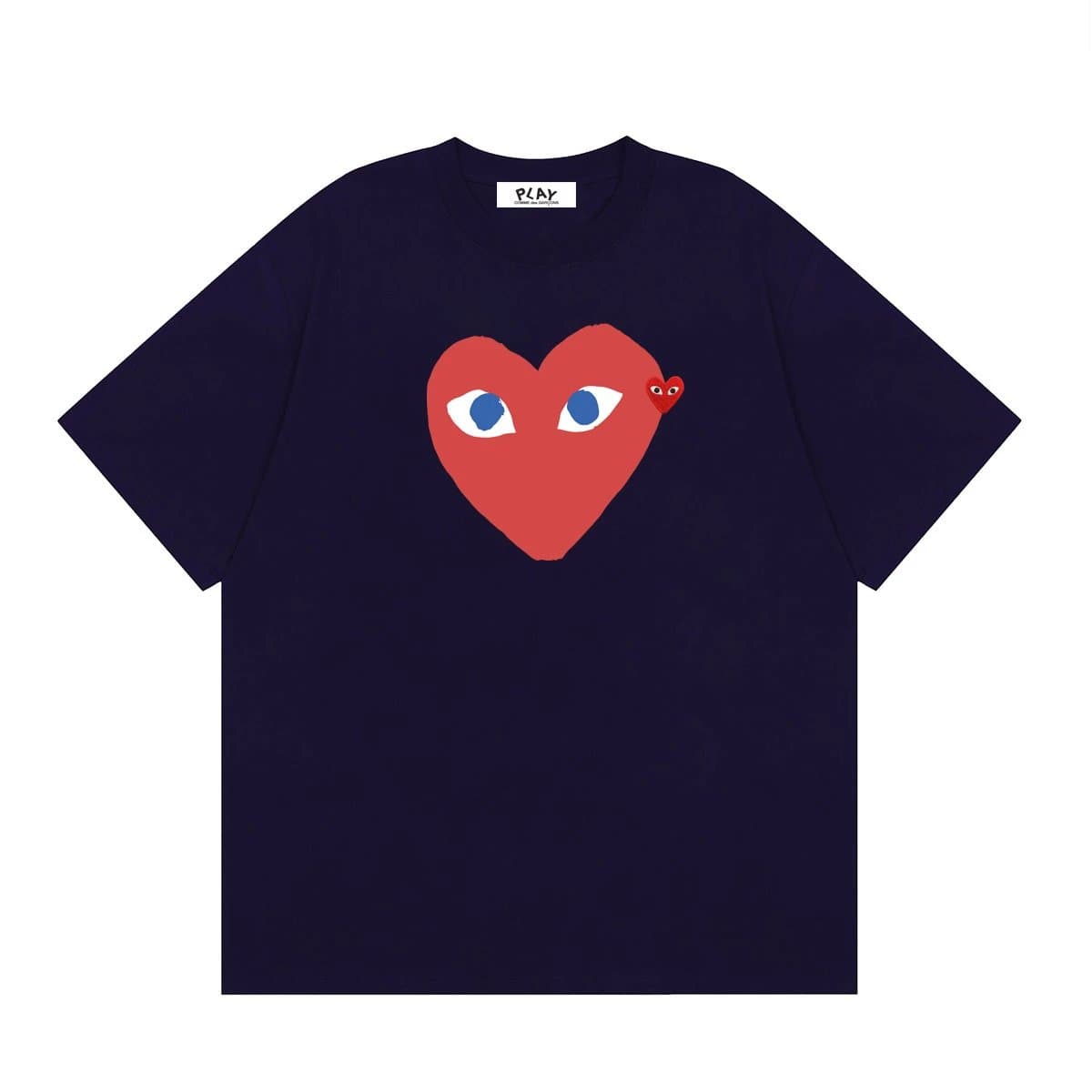 Comme des Garçons Heart Tee Camo Heart — CJ6 藏蓝色