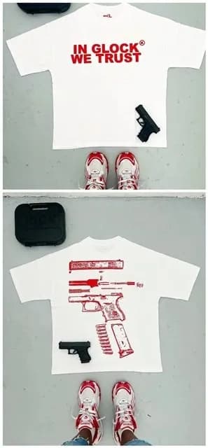 Graphic T-Shirt In Glock We Trust