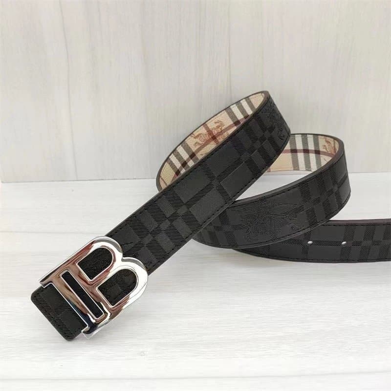 Burberry Monogram Belt Checkered Reversible — 15