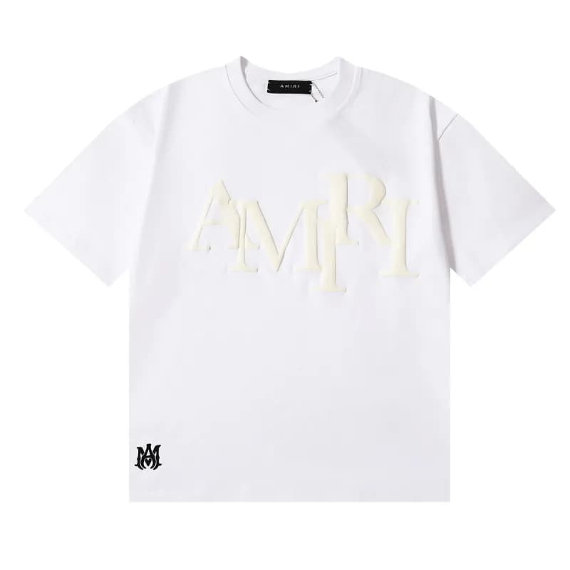 Logo T-Shirt 3D AMIRI Logo — 白色