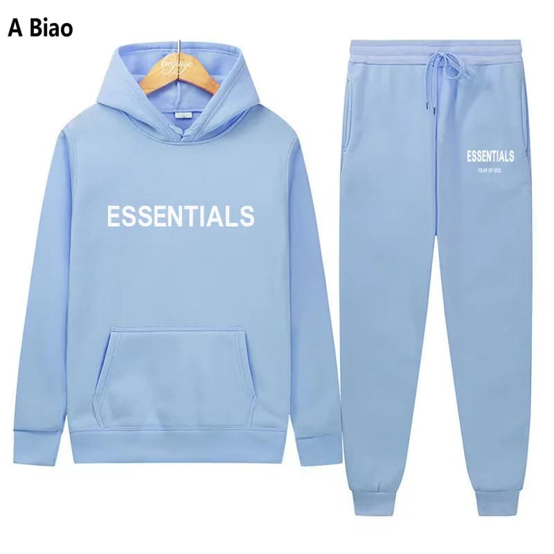 Fear of God Essentials Hoodie and Joggers Set Essentials Logo — 35