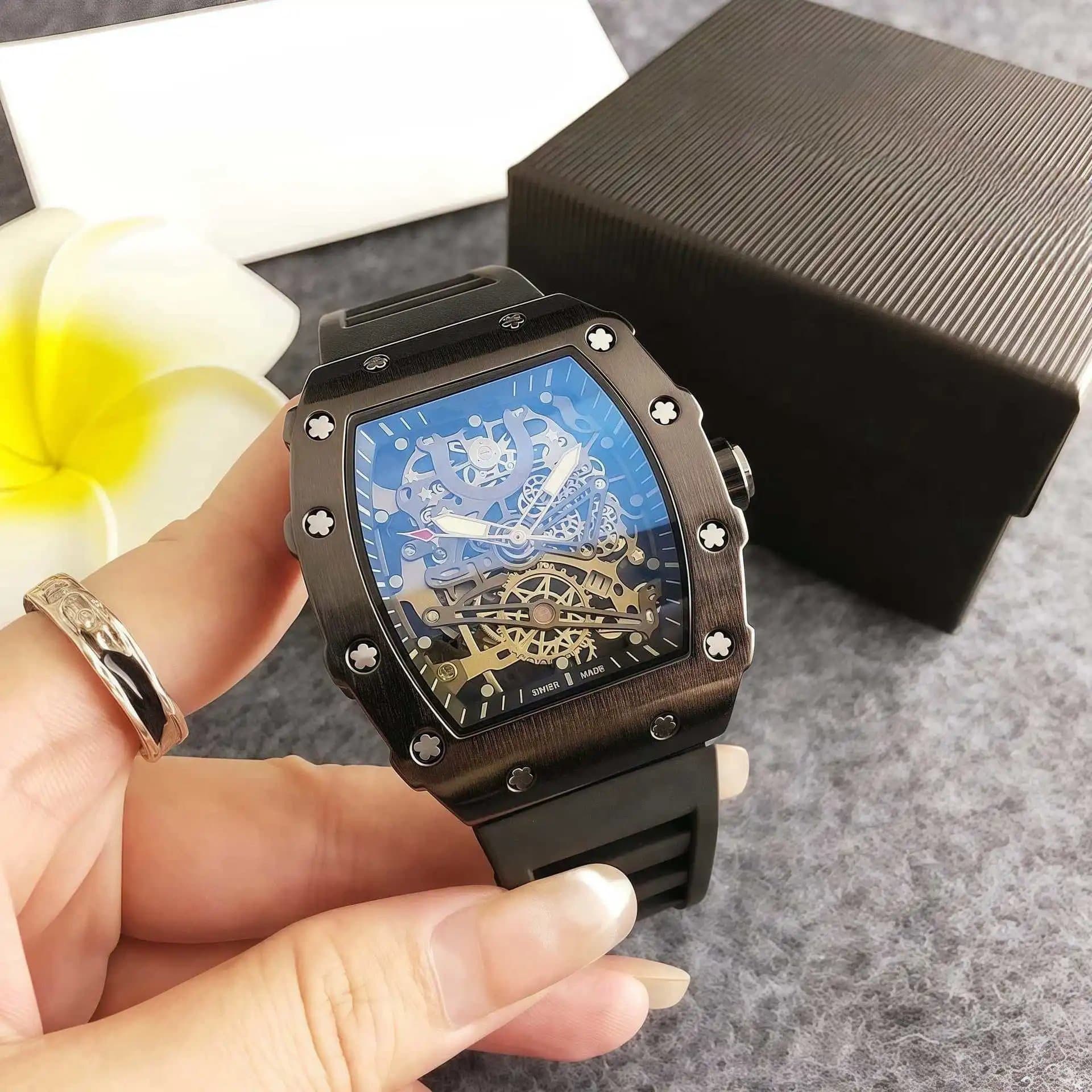 Richard Mille RM 011 Skeleton Dial — 亮面黑武士