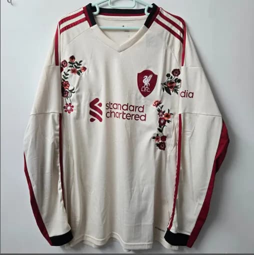 Liverpool FC Away Jersey Embroidered Floral