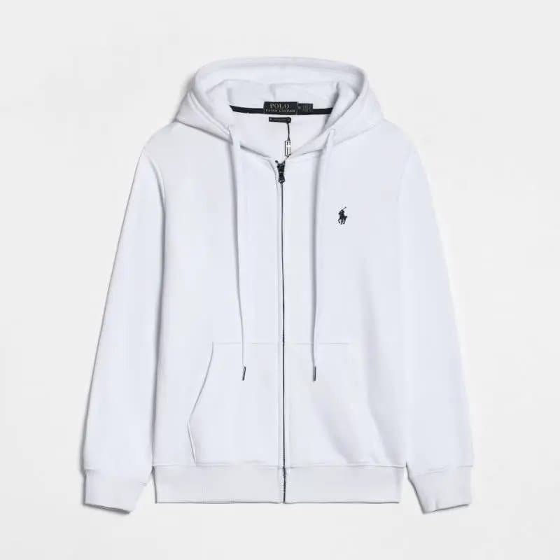 Polo Ralph Lauren Cable Knit Sweater Classic Cable — 白色开衫(小黑马)
