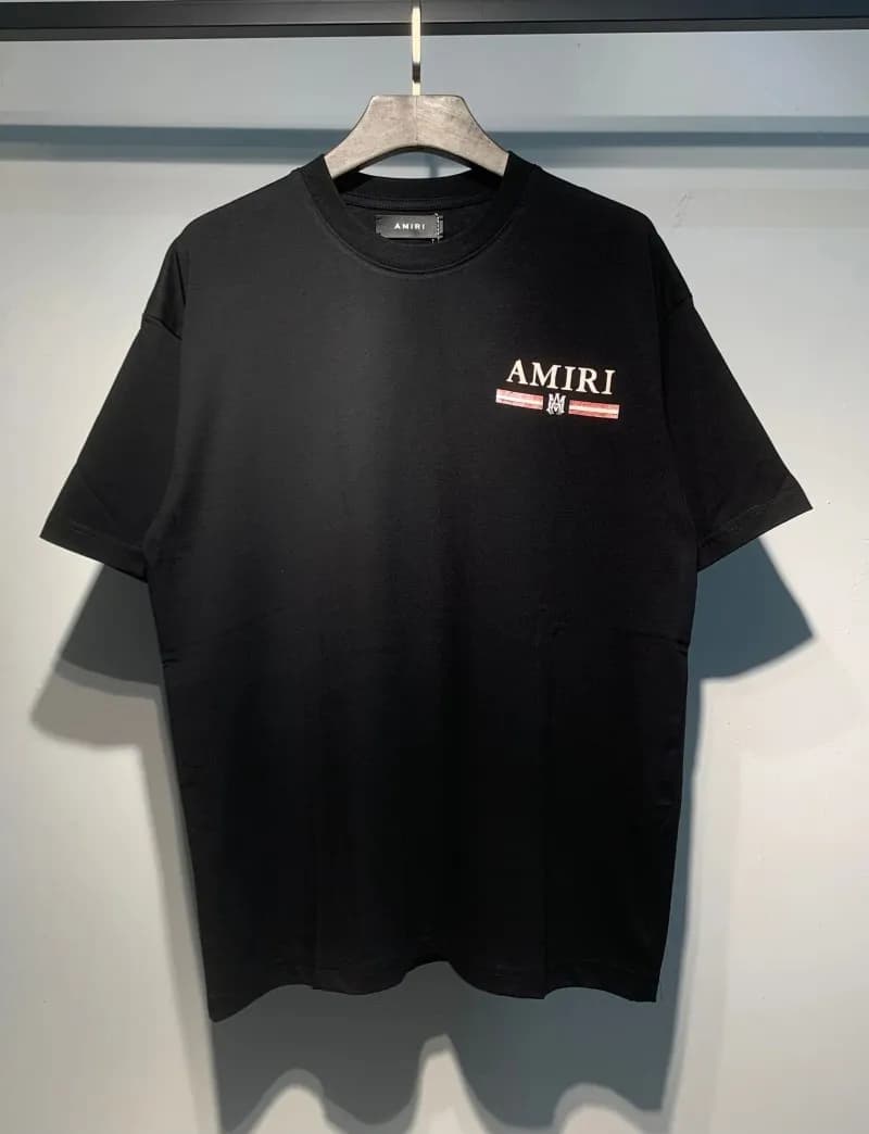 Amiri Graphic Tee Snake Logo — 698 black