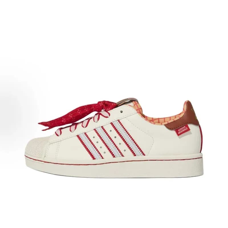 Adidas Superstar Leopard Print — 乐园红飘带