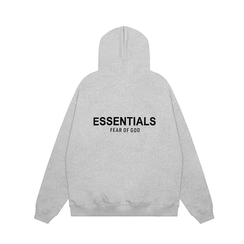 Fear of God Essentials Hoodie and Joggers Set Heather Grey — 深燕麦卫衣【经典款】