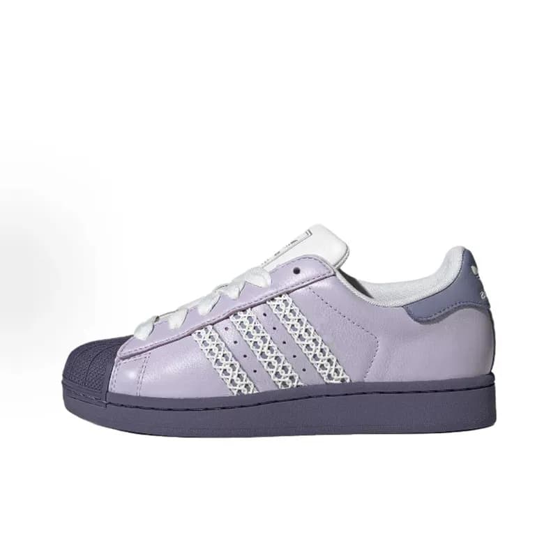 Adidas Superstar Leopard Print — 蕾丝紫