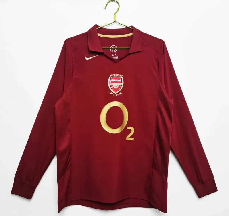 Adidas Real Madrid Training Set Emirates Fly Better — 颜色-2005/06赛季阿森纳主场;尺码-L