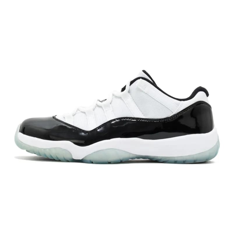 Air Jordan 11 Low Cool Grey — Black and white kang buckle