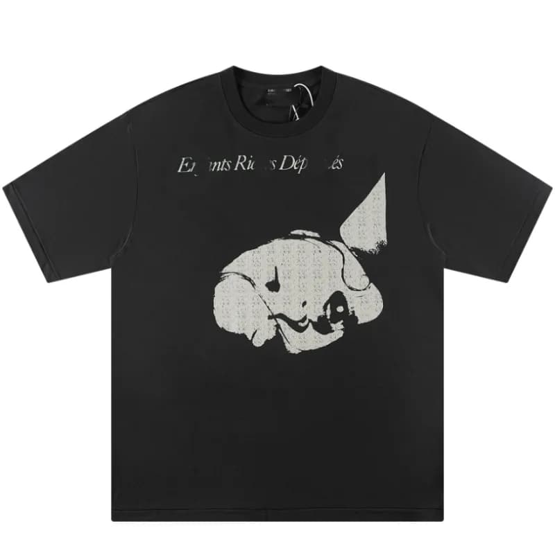 Balenciaga Graphic T-Shirt Etants Riens Dépêchés Print