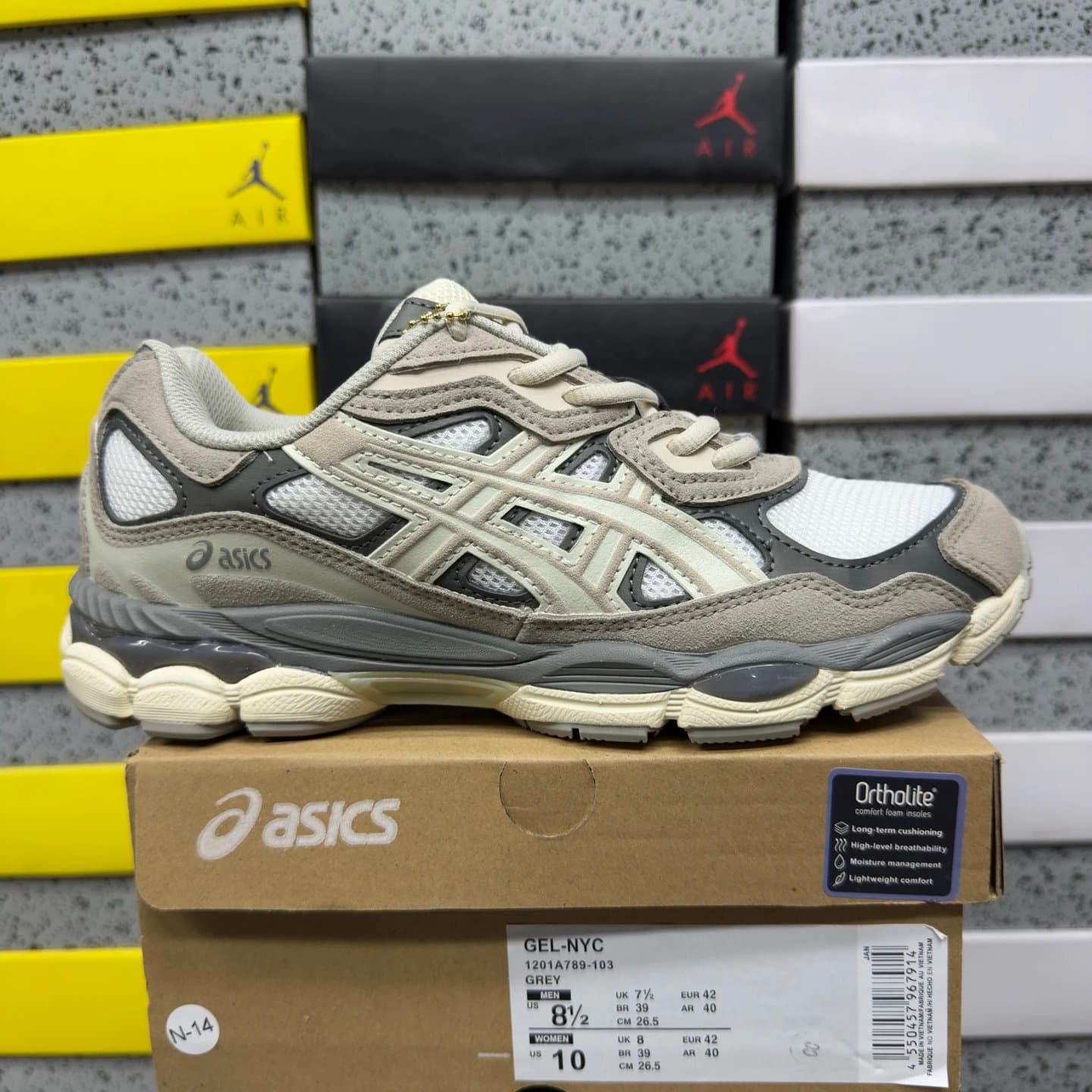 Asics GEL-NYC Beige Grey — 1201A789-103