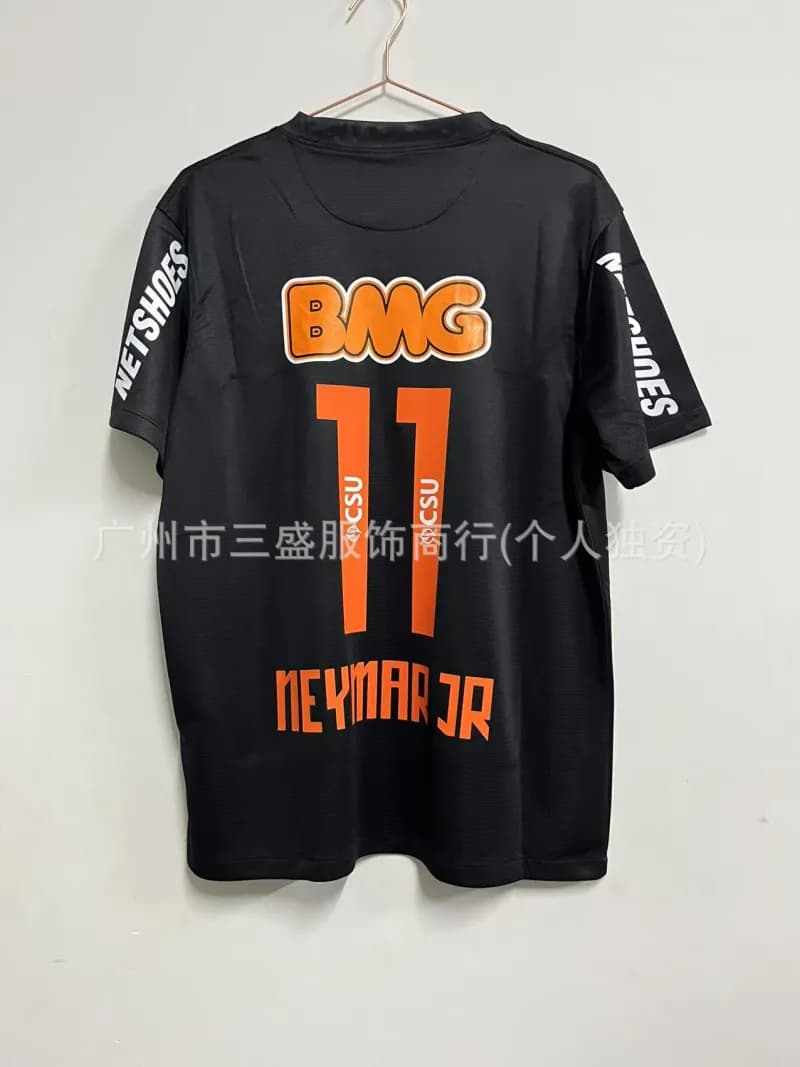 Nike Brazil Training Set Guaraná Antarctica — 12-13桑托斯黑色橙色号码(11号