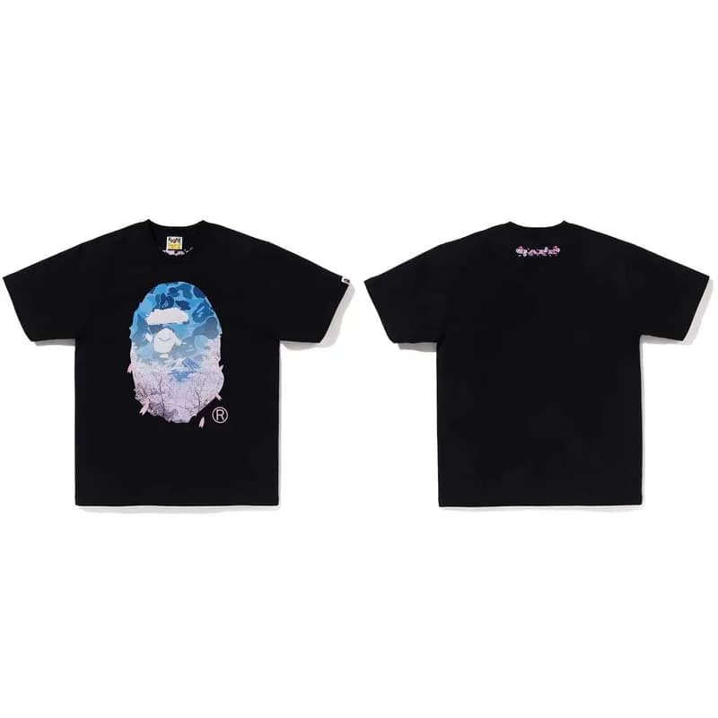 BAPE Short-Sleeve Tee Ape Head Logo — 799黑色