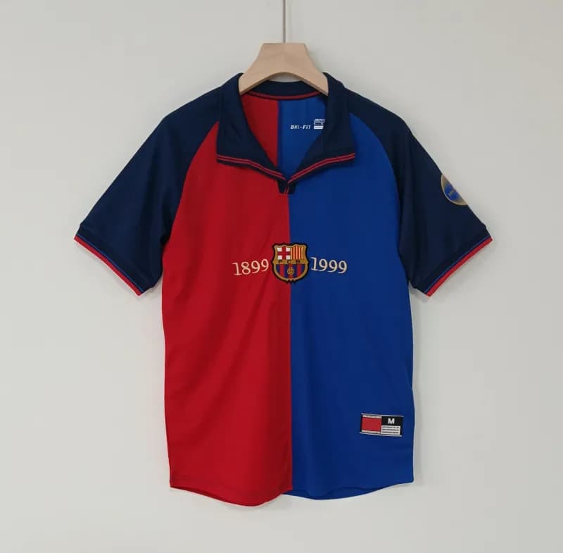 Home Jersey Qatar Airways — 1899-1999巴塞百年纪念版