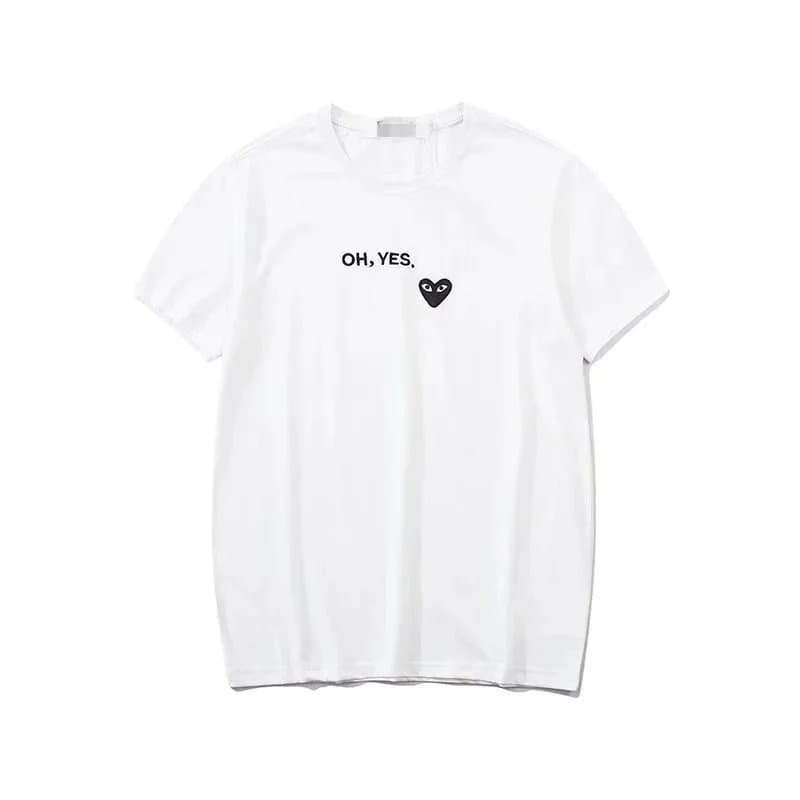 Comme des Garçons Heart Logo Tee Red Heart — BB010184011