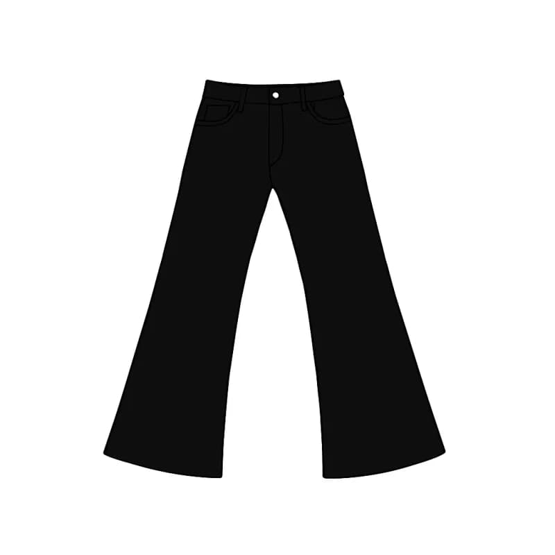 Levi's Flared Jeans Solid Black