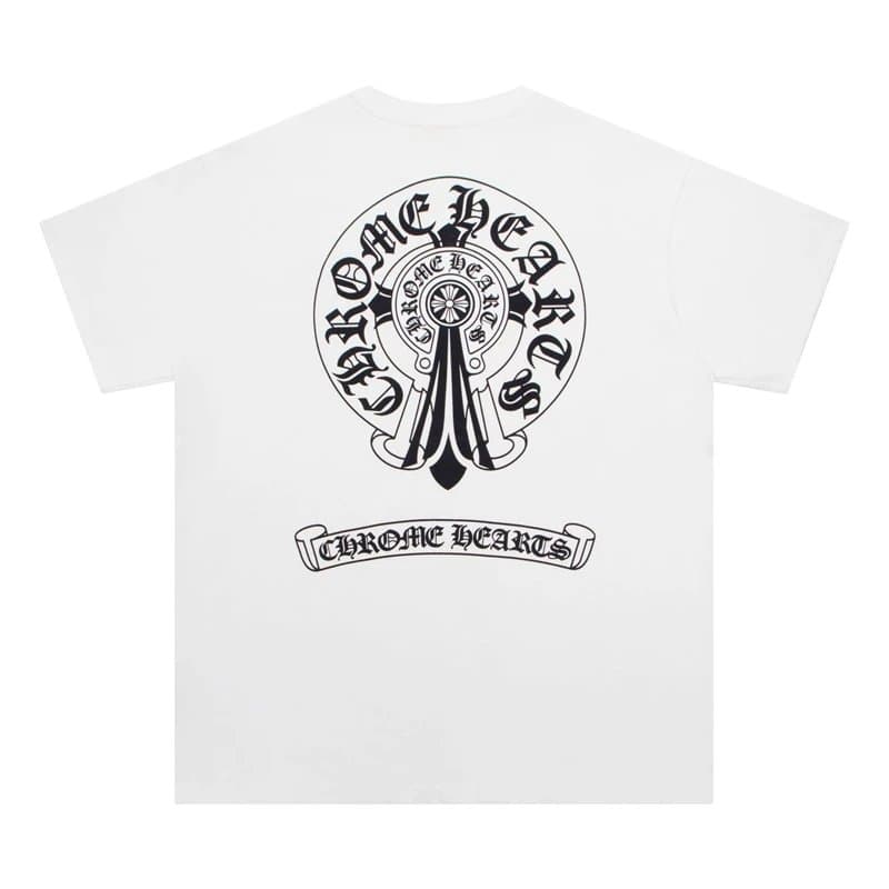 Off-White × Chrome Hearts Oversized T-Shirt Cross Logo — Y11