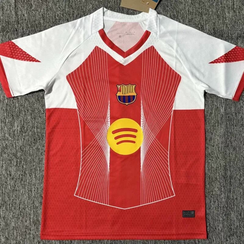 Nike Third Kit Spotify Sponsor Edition — 2526巴萨红色特别版T