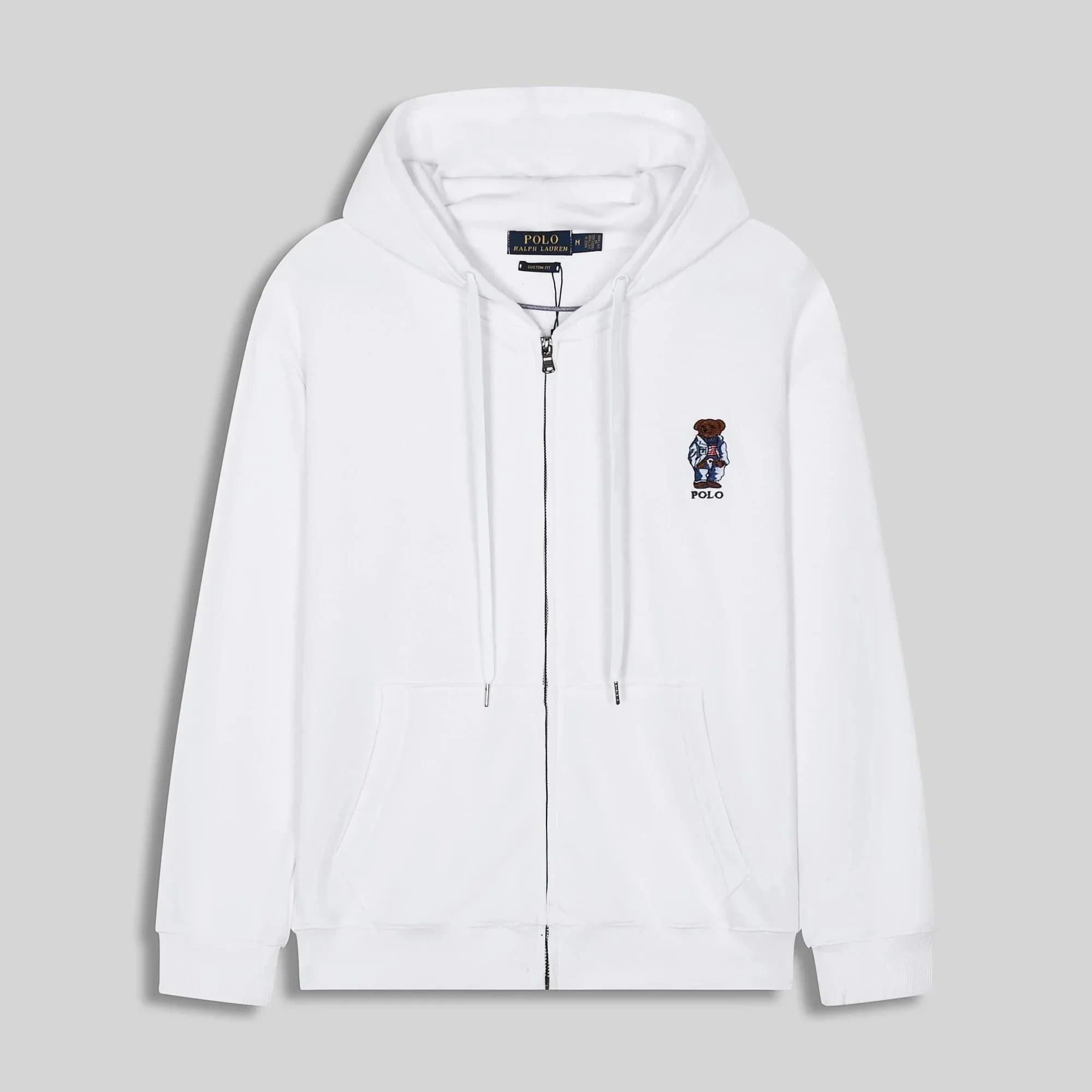 Polo Ralph Lauren Cable Knit Sweater Heather Grey — 906拉链白