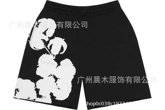Supreme Cotton Shorts Abstract Floral Print