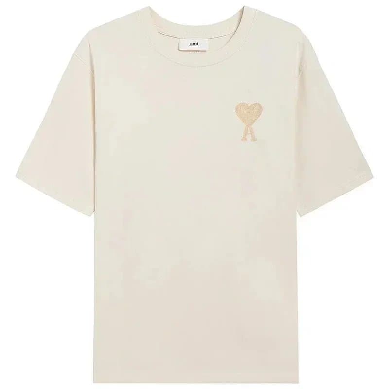 AMI Paris T-Shirt Heart Logo Patch — 23*Top quality