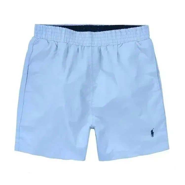 Polo Ralph Lauren Polo Swim Trunks Olive with Orange Lining — 15