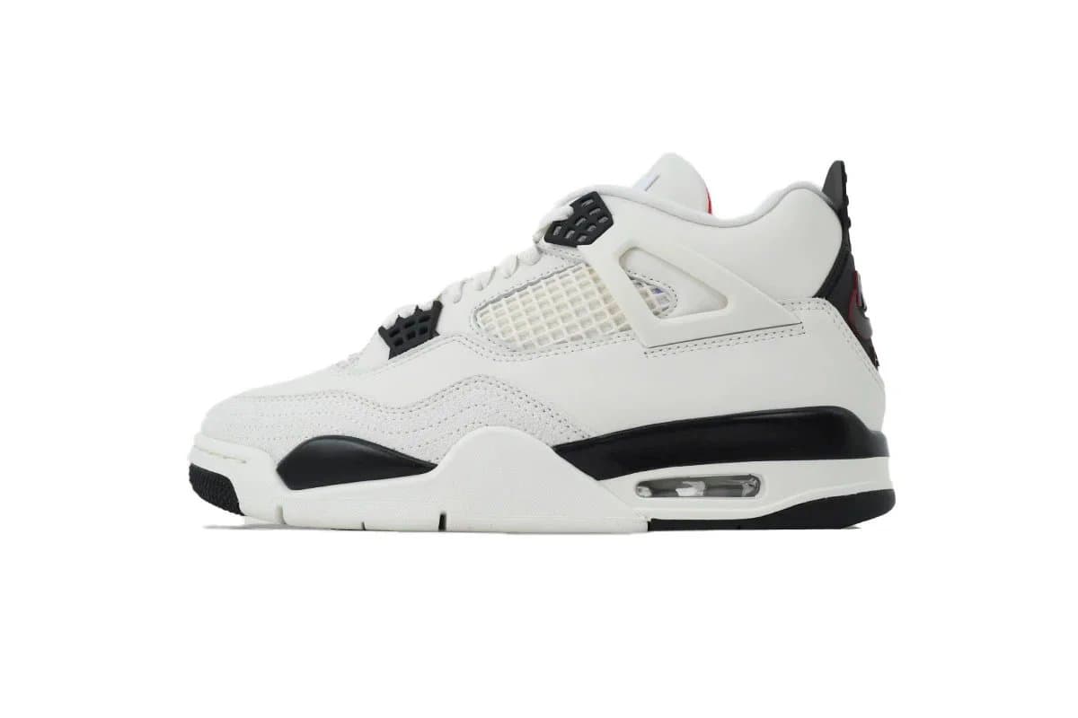 Air Jordan 4 White Black