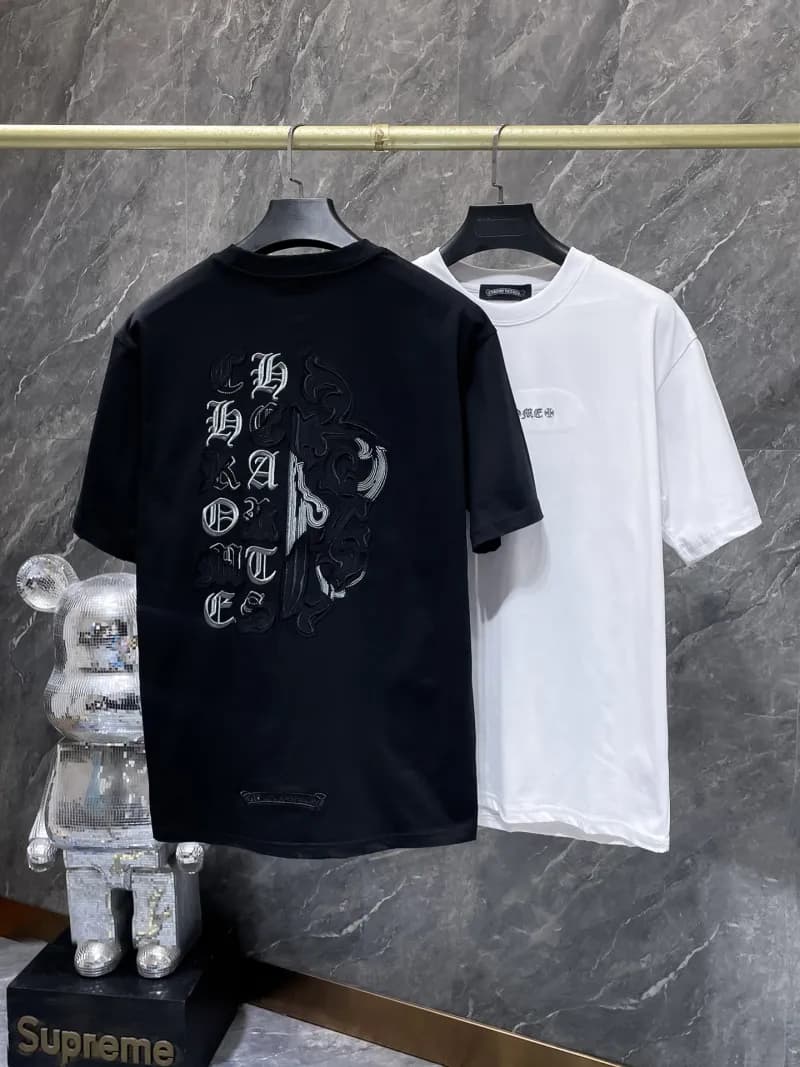 Chrome Hearts Star Tee Studded Star Print — Black 8983