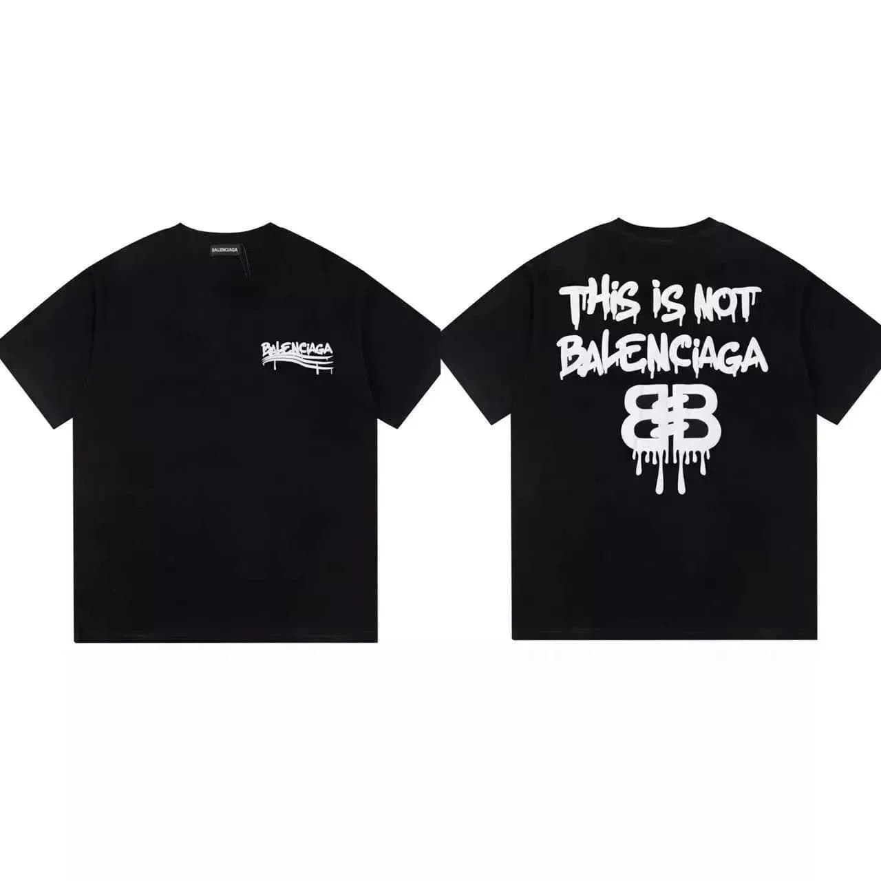 Balenciaga Pixel Logo T-Shirt Pixelated BB — 009