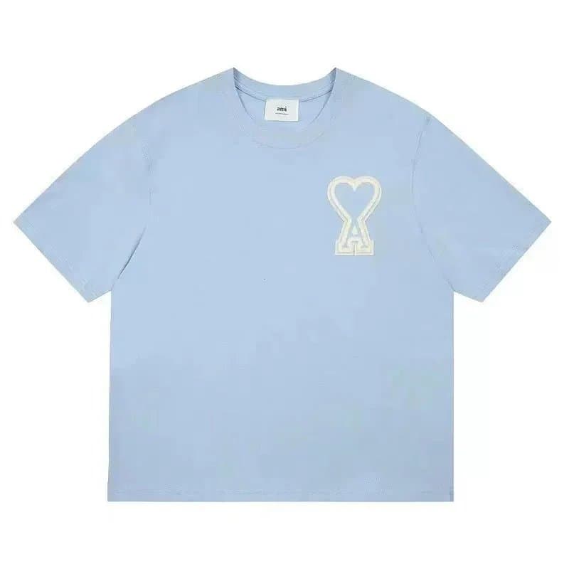 AMI Paris Logo T-Shirt Heart A Patch — 25
